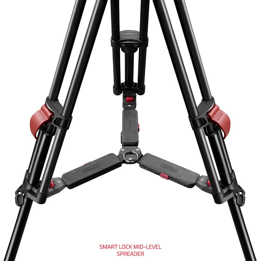 SHAPE FOCUS 18 Fluid Head with Red Lock Legs Mid-Level Spreader - Image 10