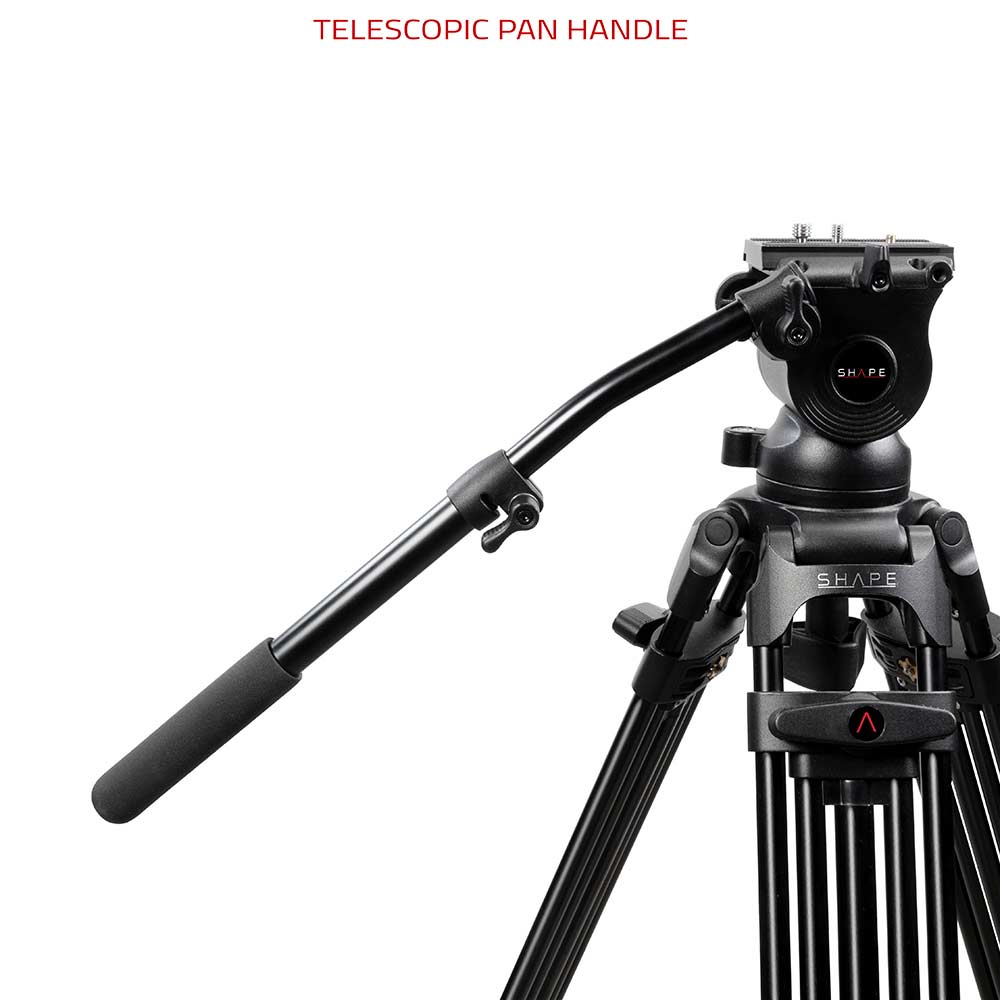 SHAPE Freelance Heavy-Duty Tripod with Fluid Head - Image 16