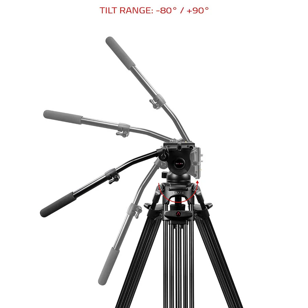 SHAPE Freelance Heavy-Duty Tripod with Fluid Head - Image 17