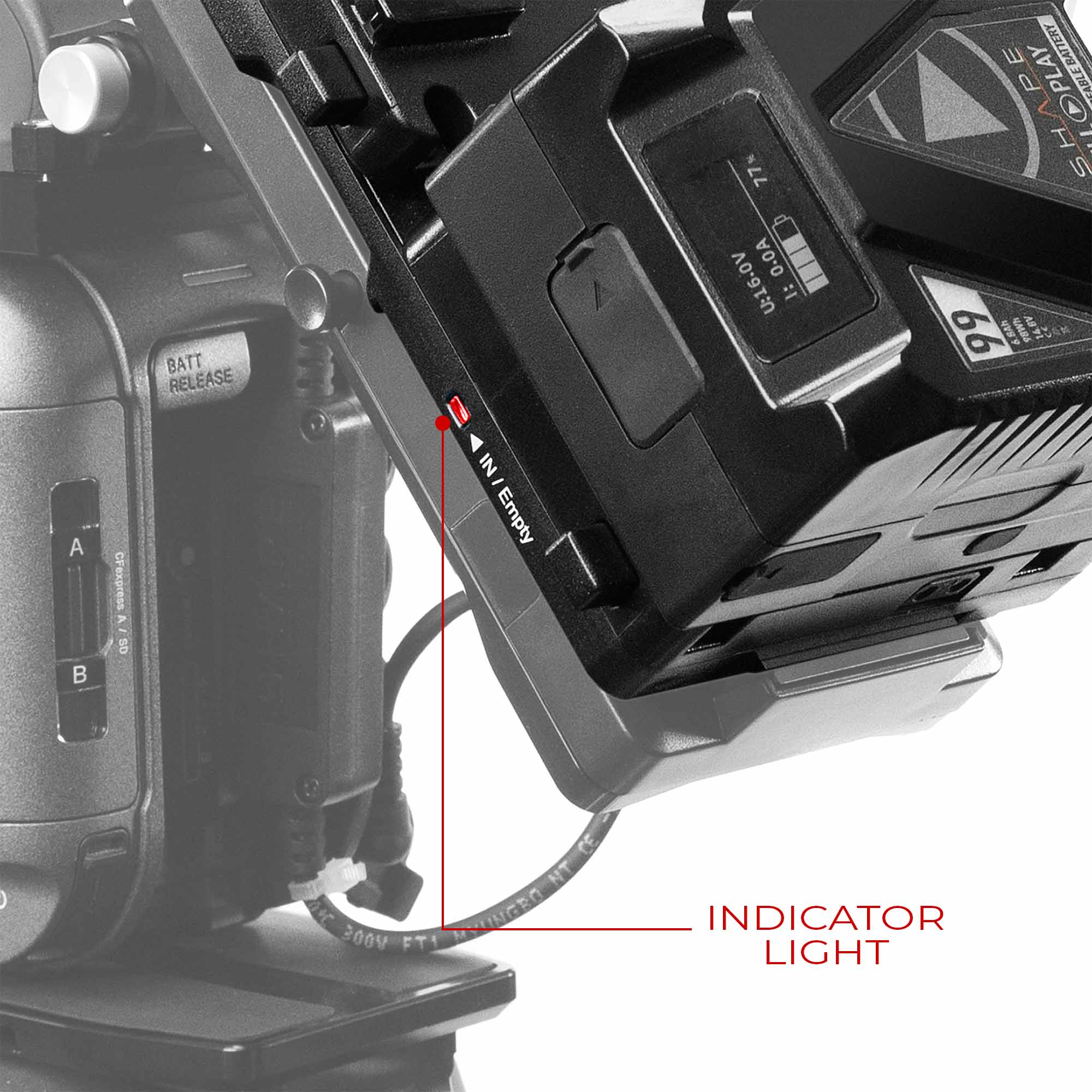 SHAPE Full Play Mini Batteries 99 Wh with Dual V-Mount Hot Swap Mini Battery Plate - Image 7