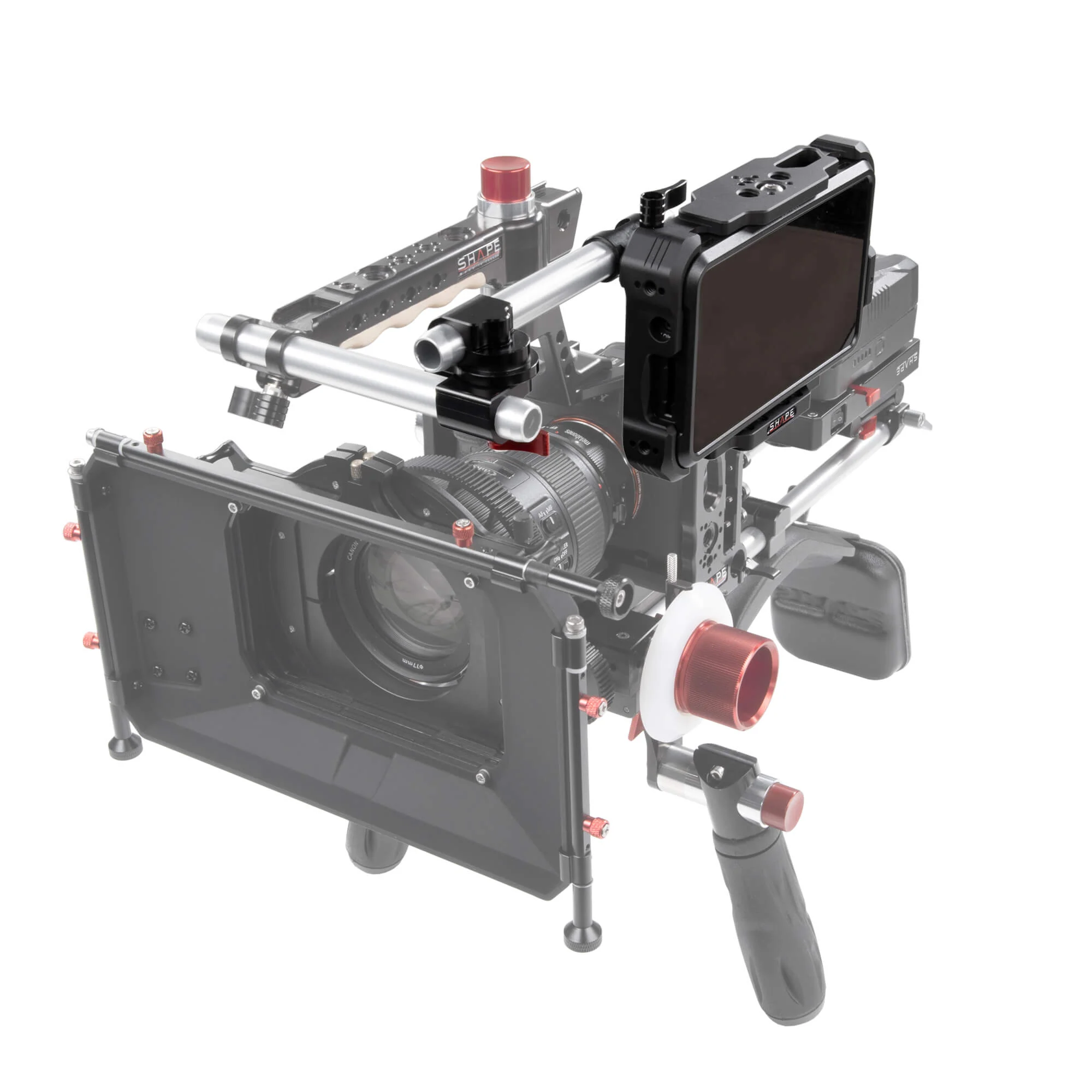 SHAPE Monitor Cage with Swivel Rod Clamp for Atomos Shinobi - Image 8
