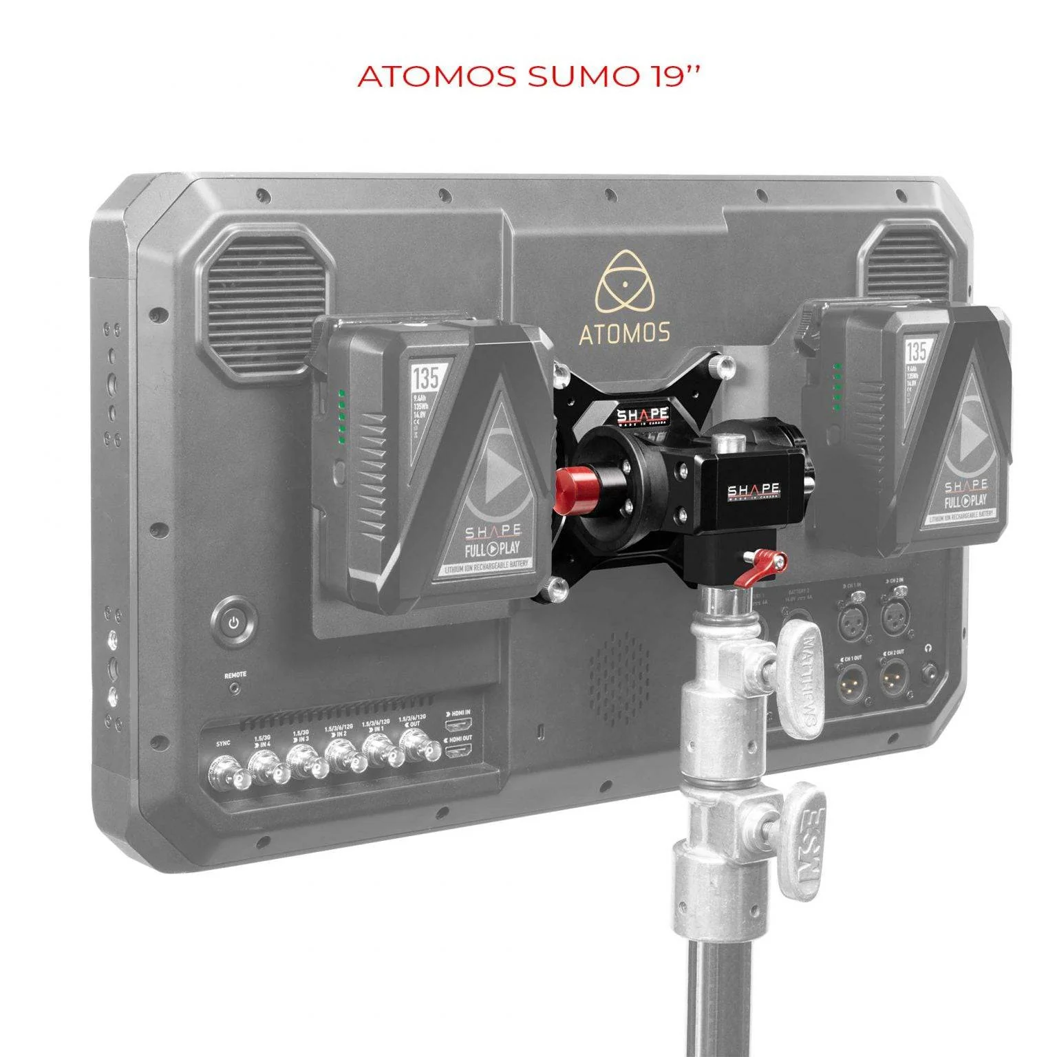SHAPE Monitor Support Mount Vesa with Push Button - Image 10