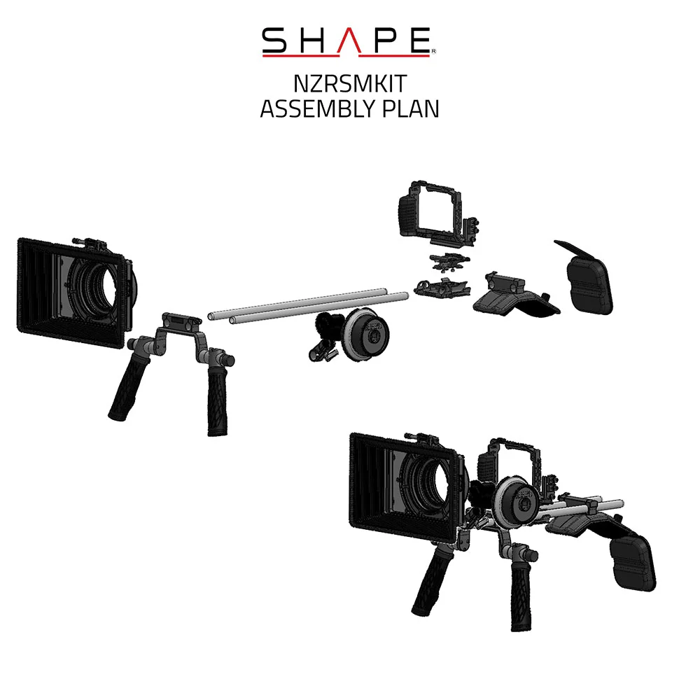 SHAPE Shoulder Mount Matte Box Follow Focus for Nikon ZR - Image 11