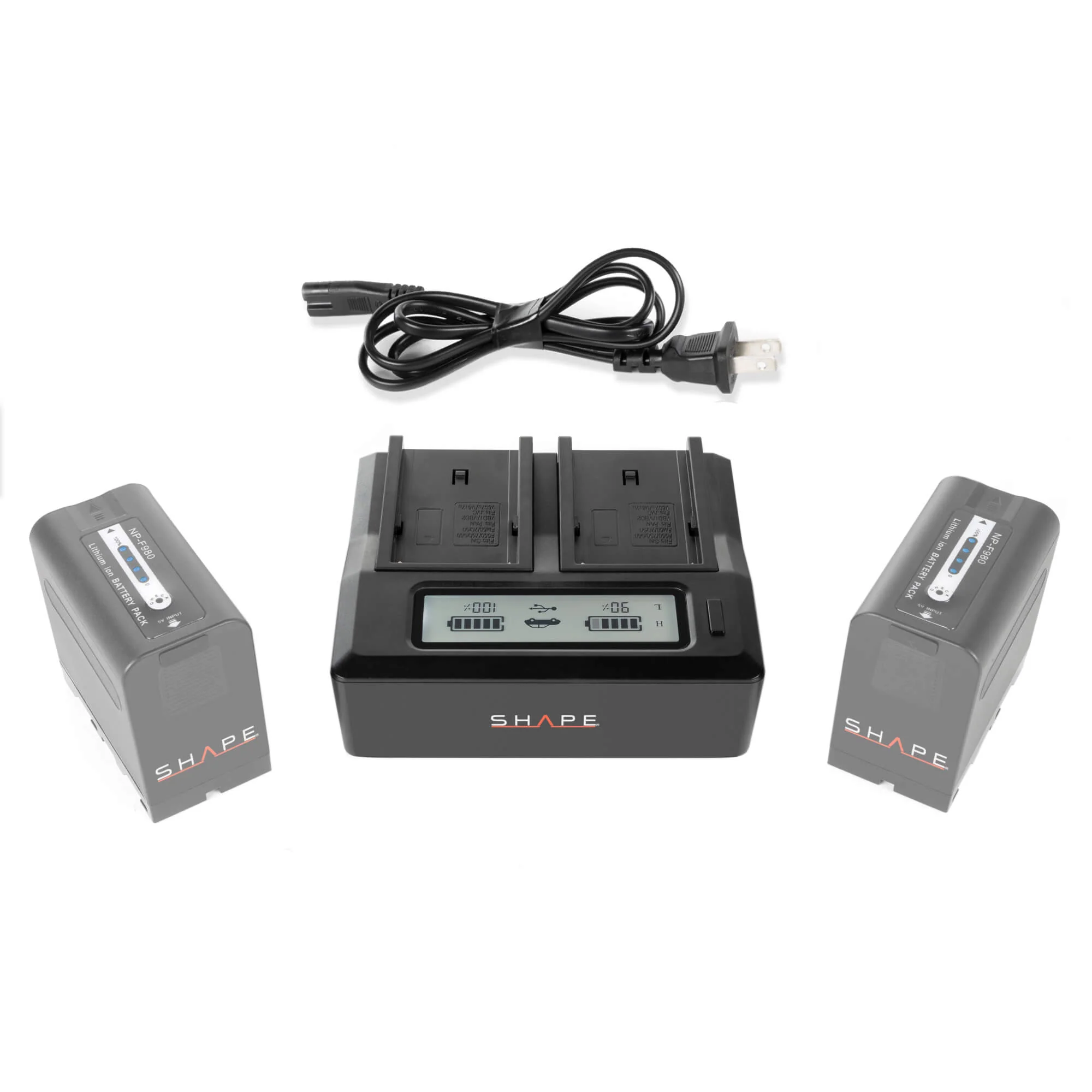 SHAPE NP-F Dual LCD Charger - Image 4