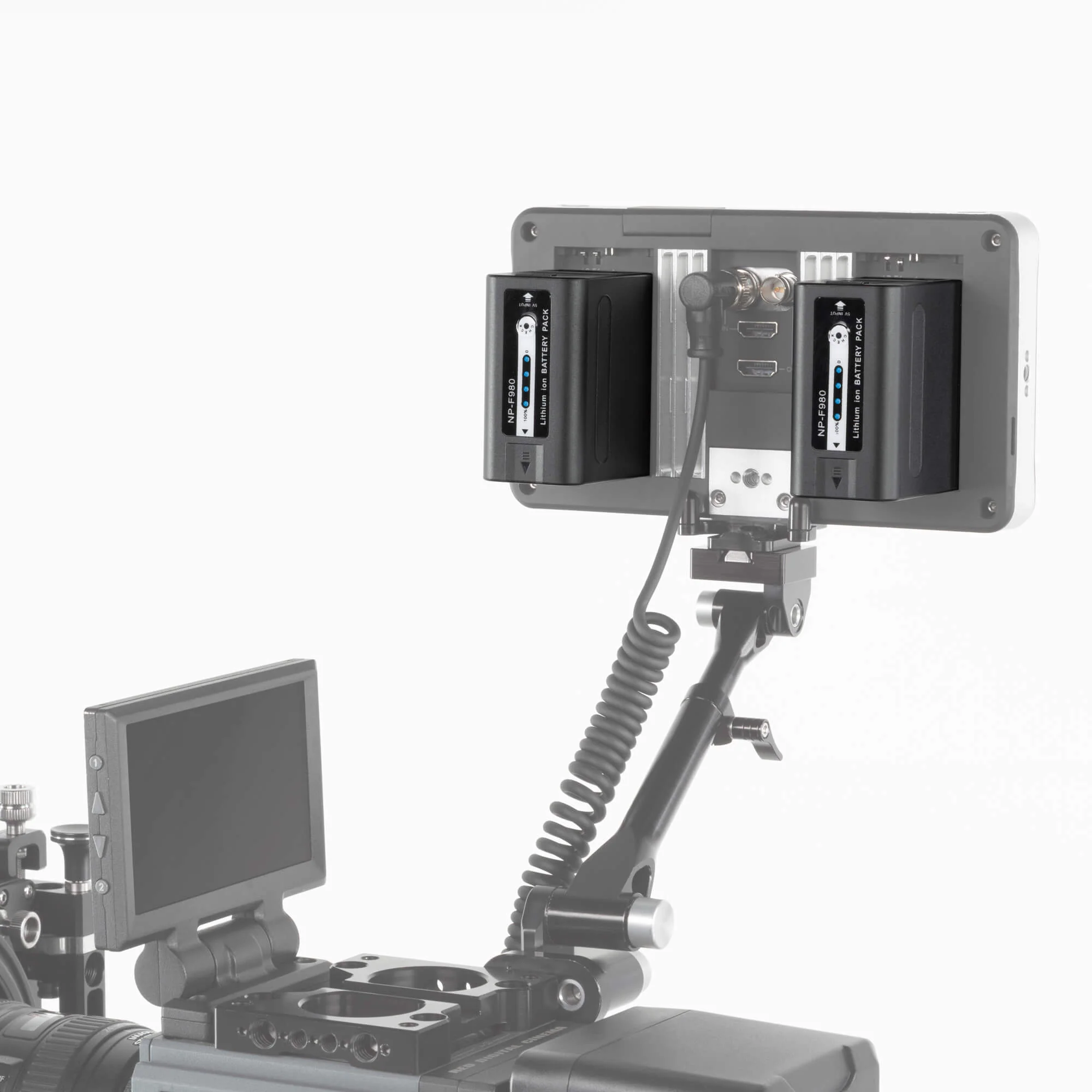 SHAPE NP-F980 Batteries with Dual LCD Charger for Sony - Image 3