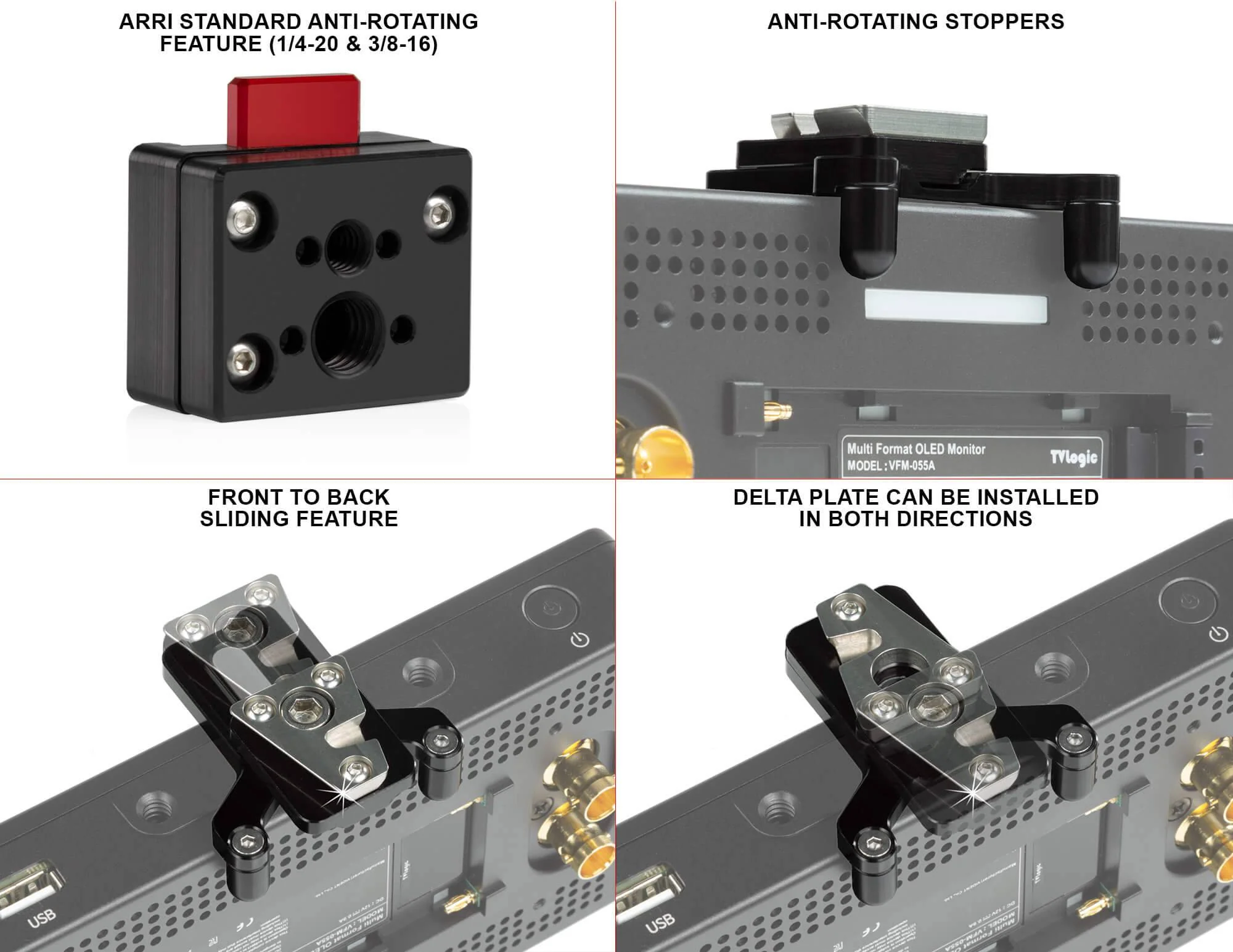 SHAPE Quick Release Mini Monitor Mount for Magic Arm - Image 11