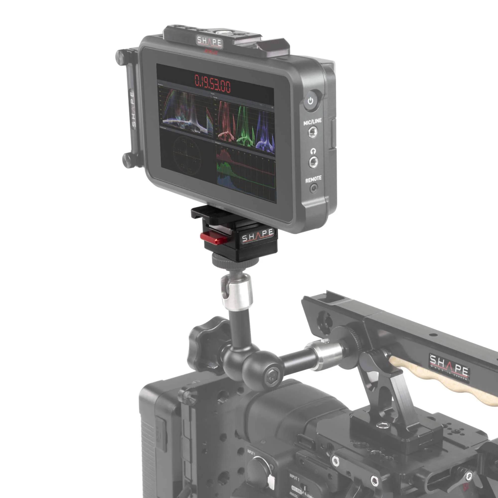 SHAPE Quick Release Mini Monitor Mount for Magic Arm - Image 3