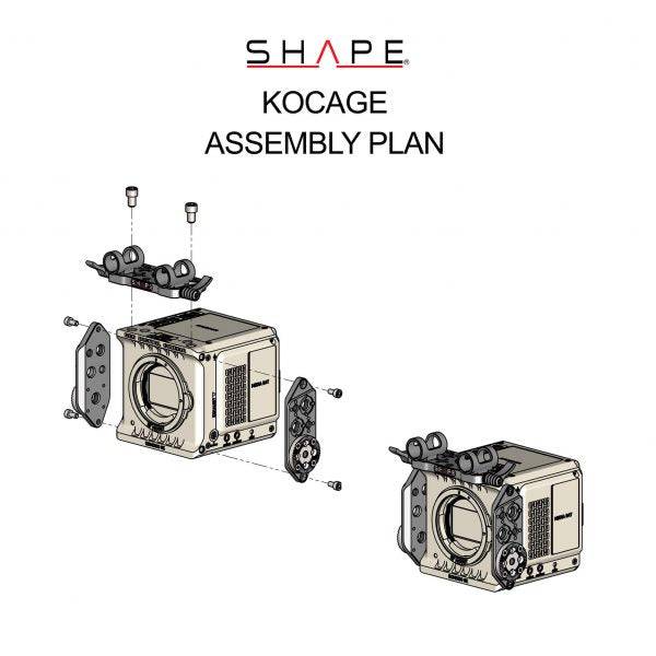 SHAPE RED® KOMODO™ & KOMODO™ 6K Production Pack Camera Cage - Image 13