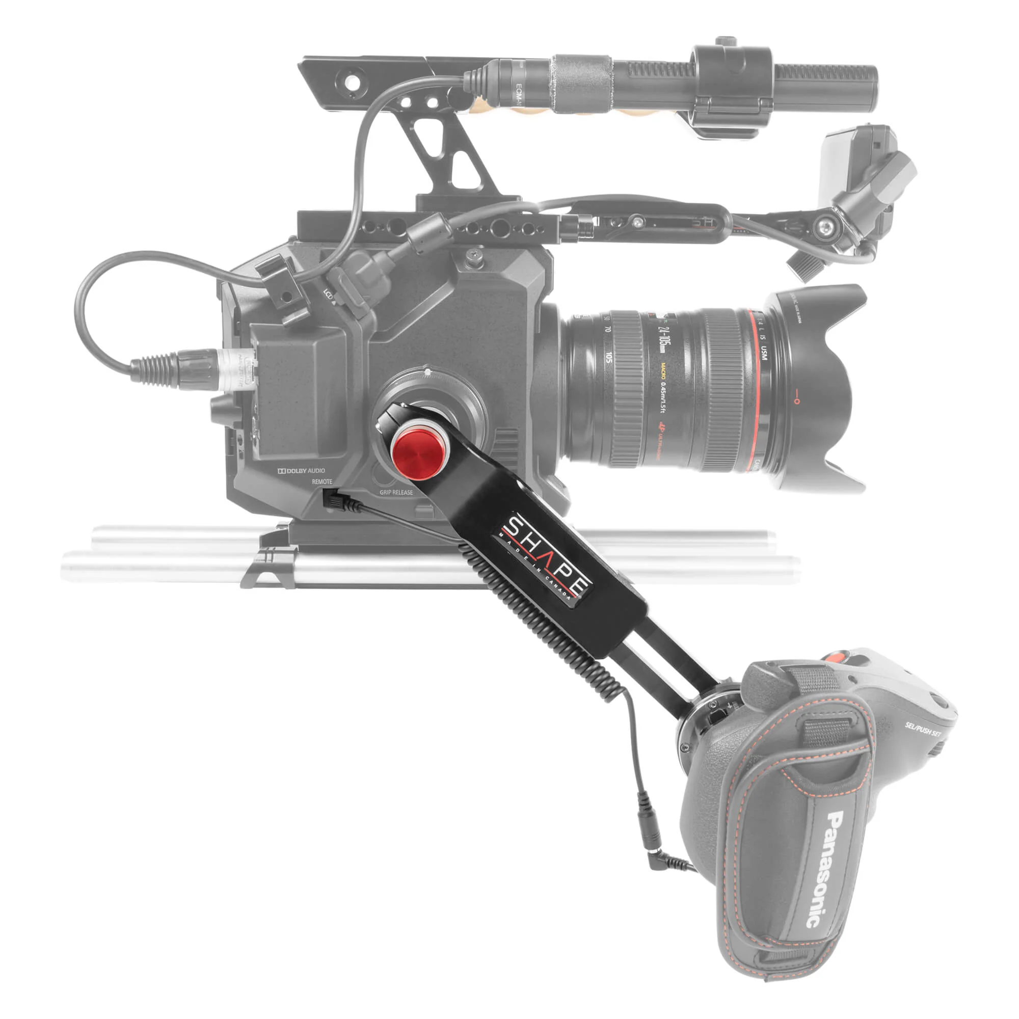 SHAPE Remote Extension Handle with Bayonet Mount and Cable for Panasonic AU-EVA1 - Image 4