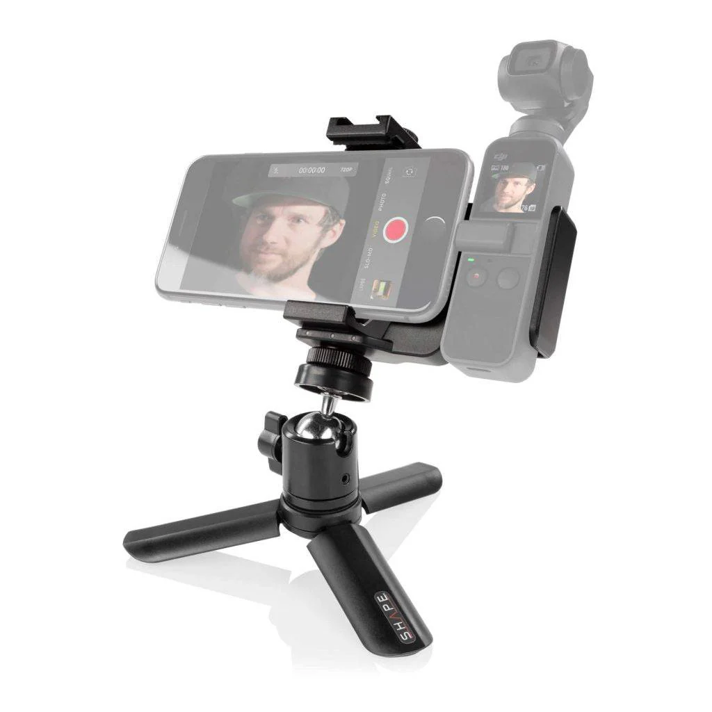 SHAPE Security Bracket Connection with Selfie Grip Tripod for DJI Osmo Pocket - Image 3