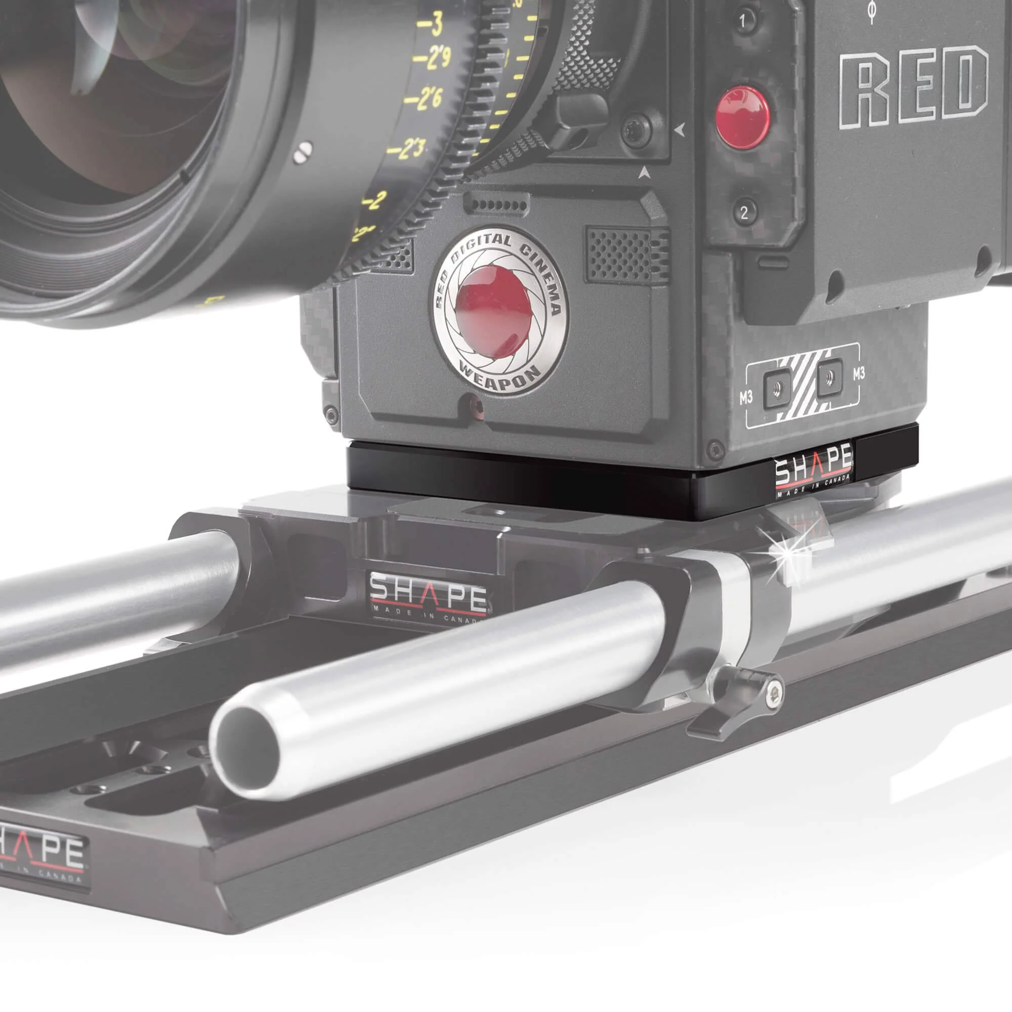 SHAPE Shim Plate for ARRI Standard Bridge Plate for RED® DSMC2 - Image 4