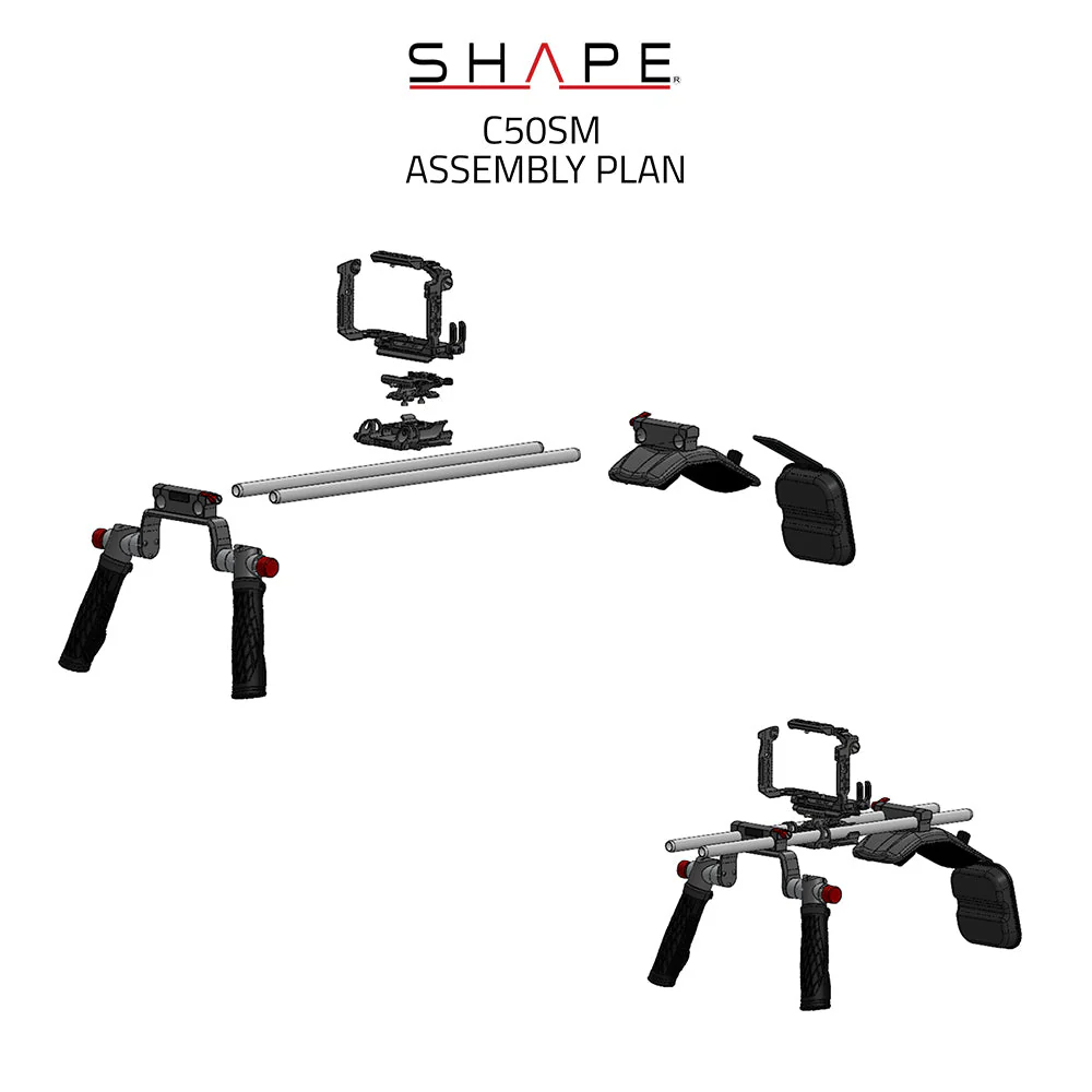SHAPE Shoulder Mount System for Canon C50 - Image 8