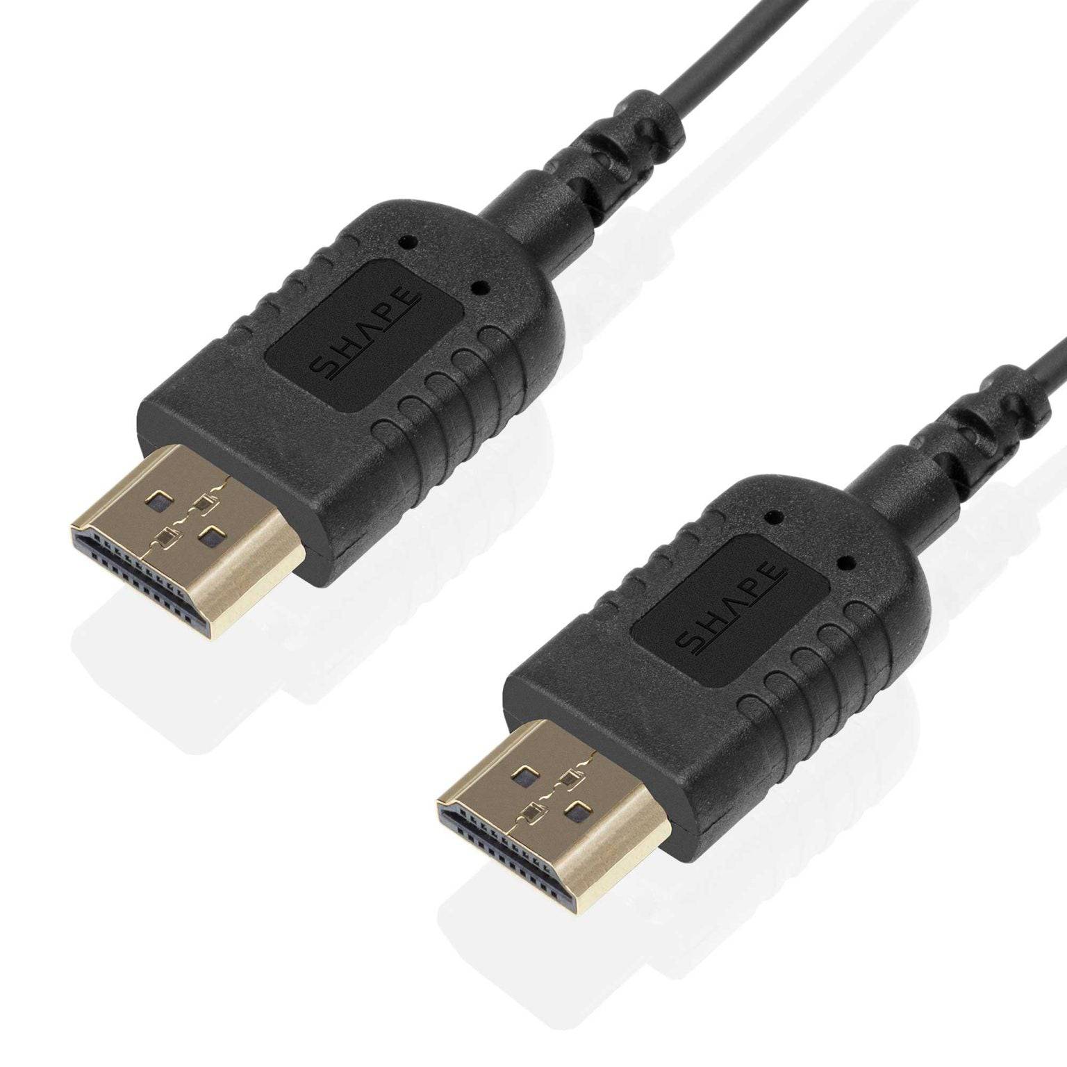 SHAPE Skinny HDMI to HDMI 8K Ultra High-Speed Cable 18 inches - Image 3
