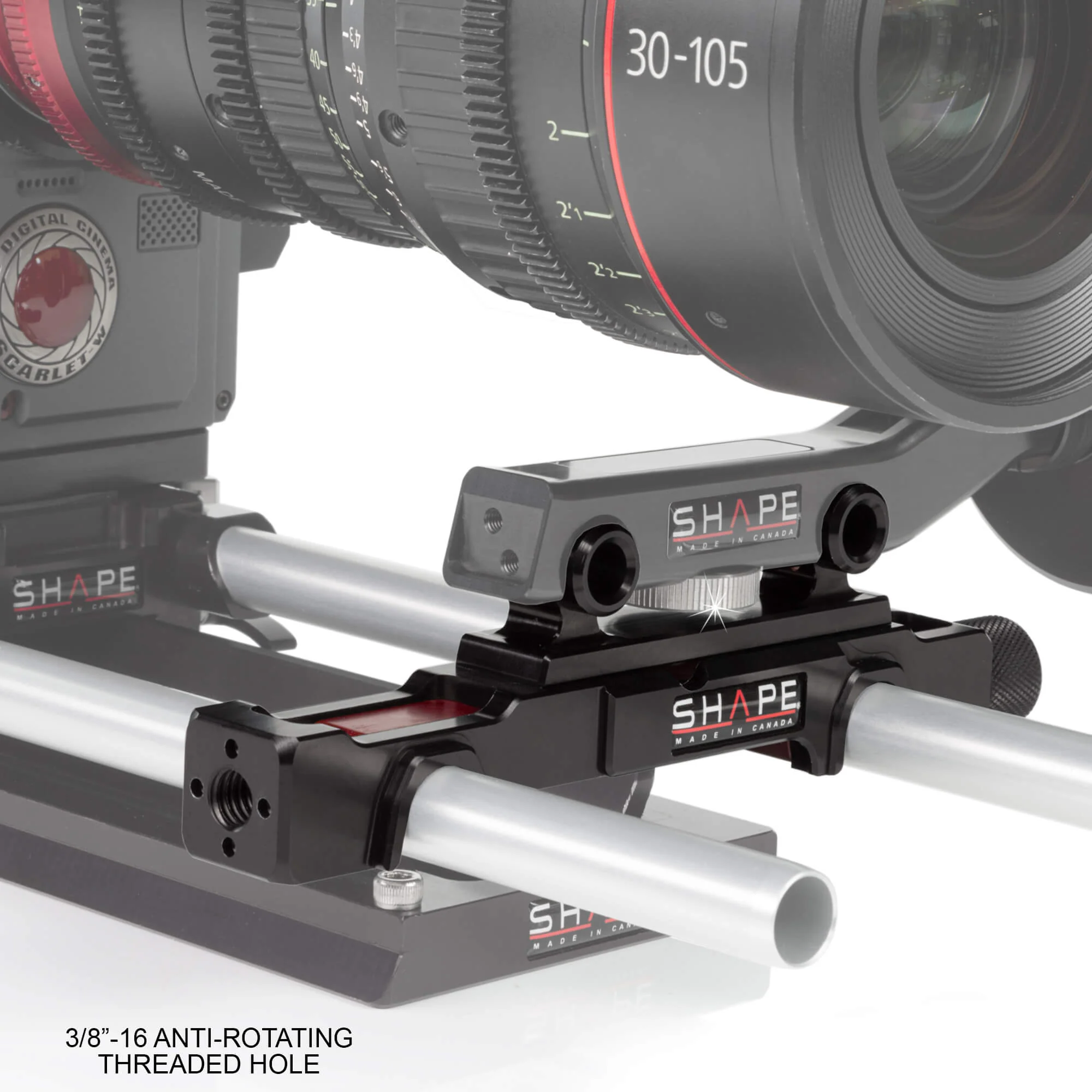 SHAPE Snap-On Adapter for 15 mm LW Rods to 15 mm Studio Rods - Image 3