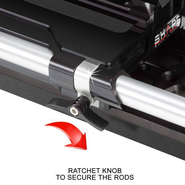 SHAPE Sony Burano & Venice 15 mm Sliding Baseplate - Image 7