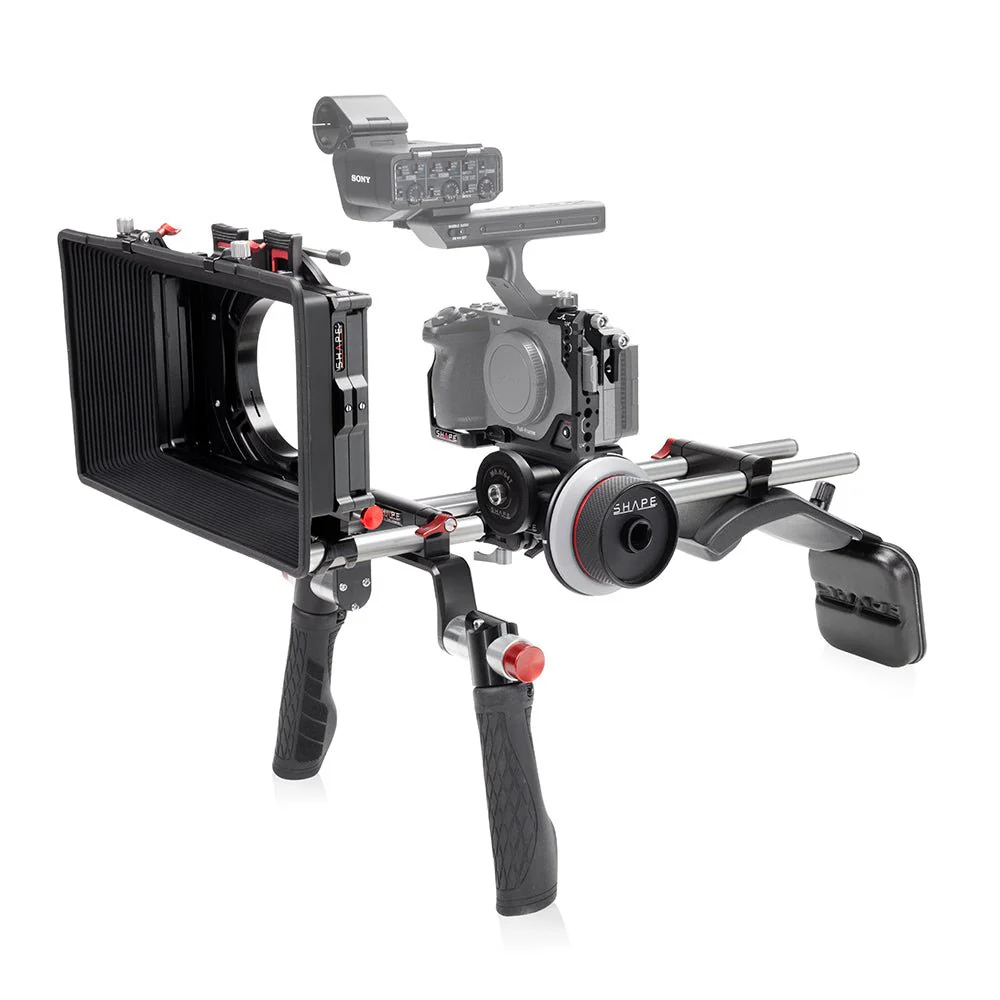 SHAPE V2 Shoulder Mount Mattebox Follow Focus For Sony FX3 & FX30 - Image 3