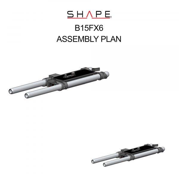 SHAPE Sony FX6 15 mm Baseplate - Image 7