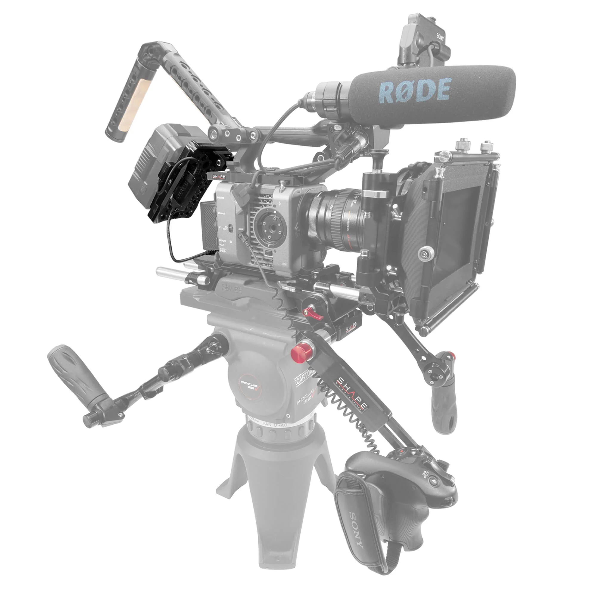 SHAPE Sony FX6 Pivoting V-Mount Battery Plate - Image 5