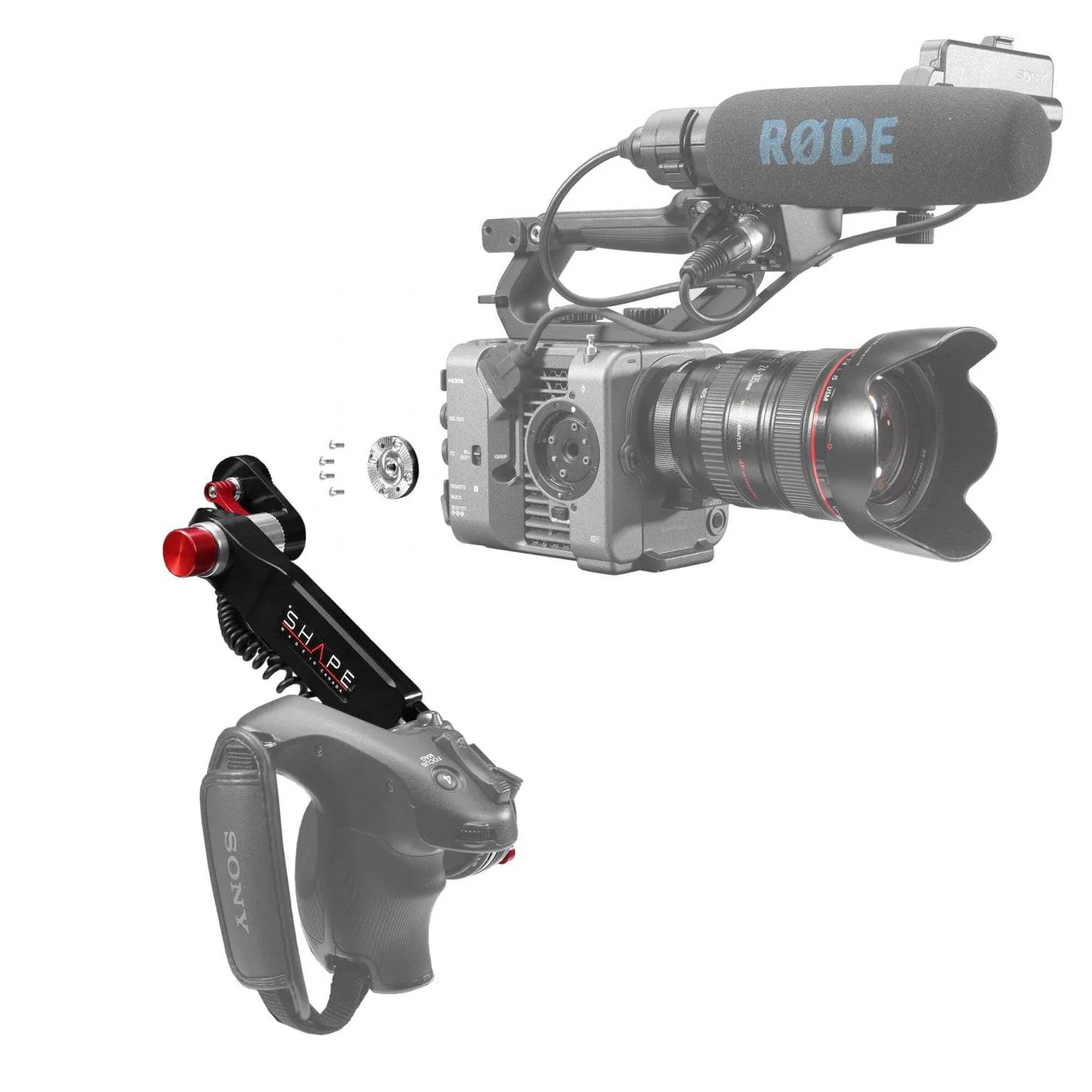 SHAPE Sony FX6 Remote Extension Handle with Cable - Image 3