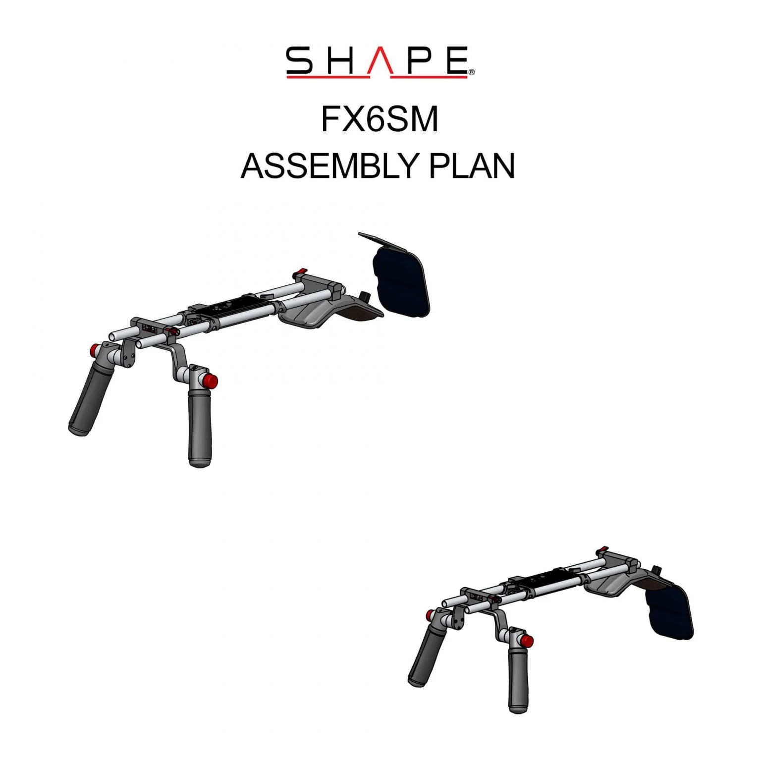 SHAPE Sony FX6 Shoulder Mount - Image 11