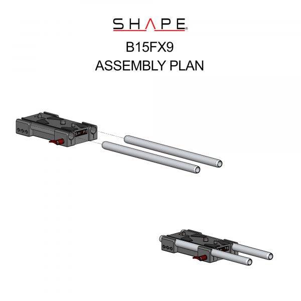 SHAPE Sony FX9 15 mm Baseplate - Image 12