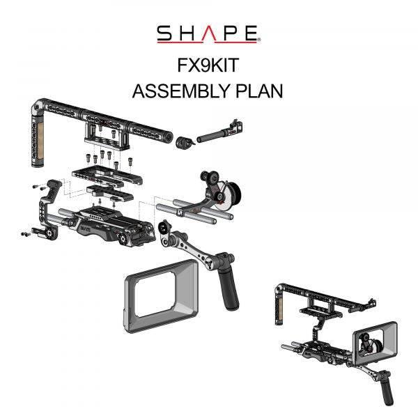 SHAPE Sony FX9 Camera Bundle Rig Kit - Image 29