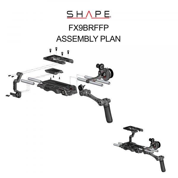 SHAPE Sony FX9 Camera Bundle Rig with Follow Focus Pro - Image 25