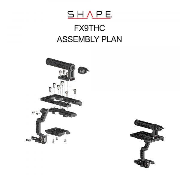 SHAPE Sony FX9 Camera Cage with Top Handle - Image 8