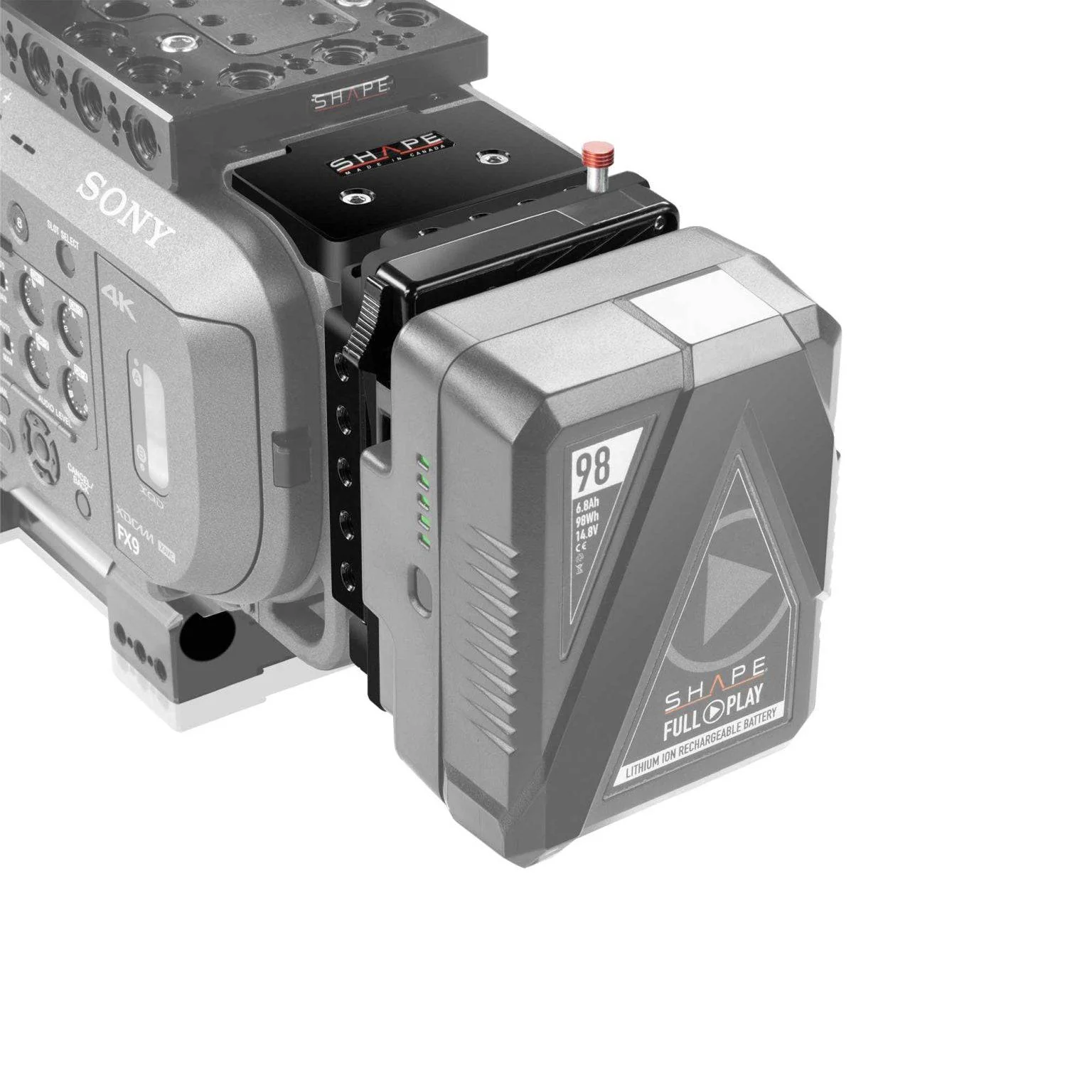 SHAPE Sony FX9 Gold Mount Pivoting Battery Plate - Image 4