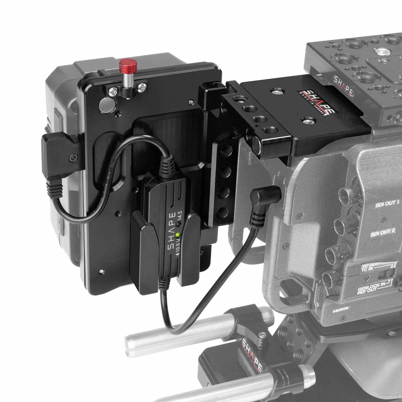 SHAPE Sony FX9 Gold Mount Pivoting Battery Plate - Image 5
