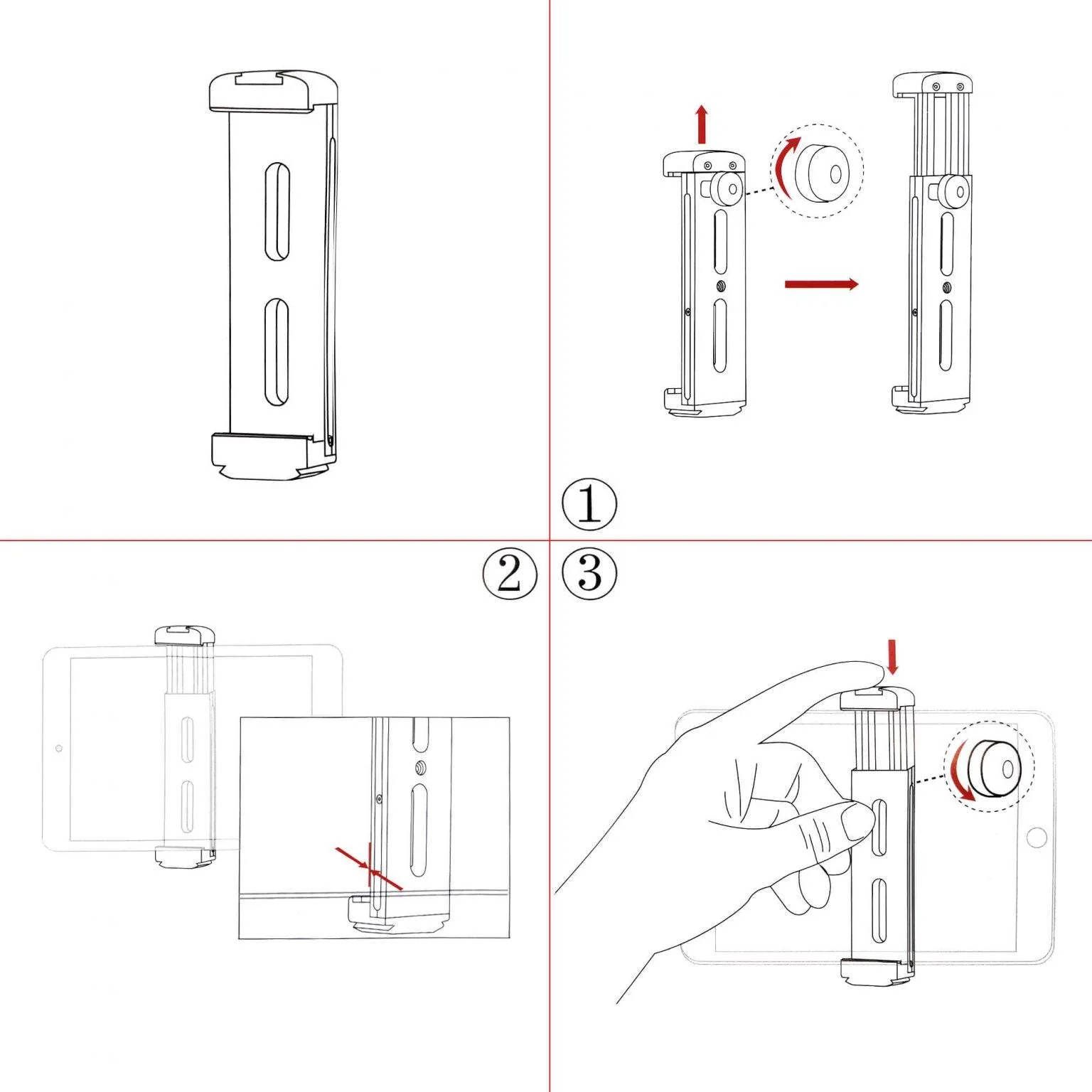 SHAPE Tablet Aluminium Clamp Mount - Image 6