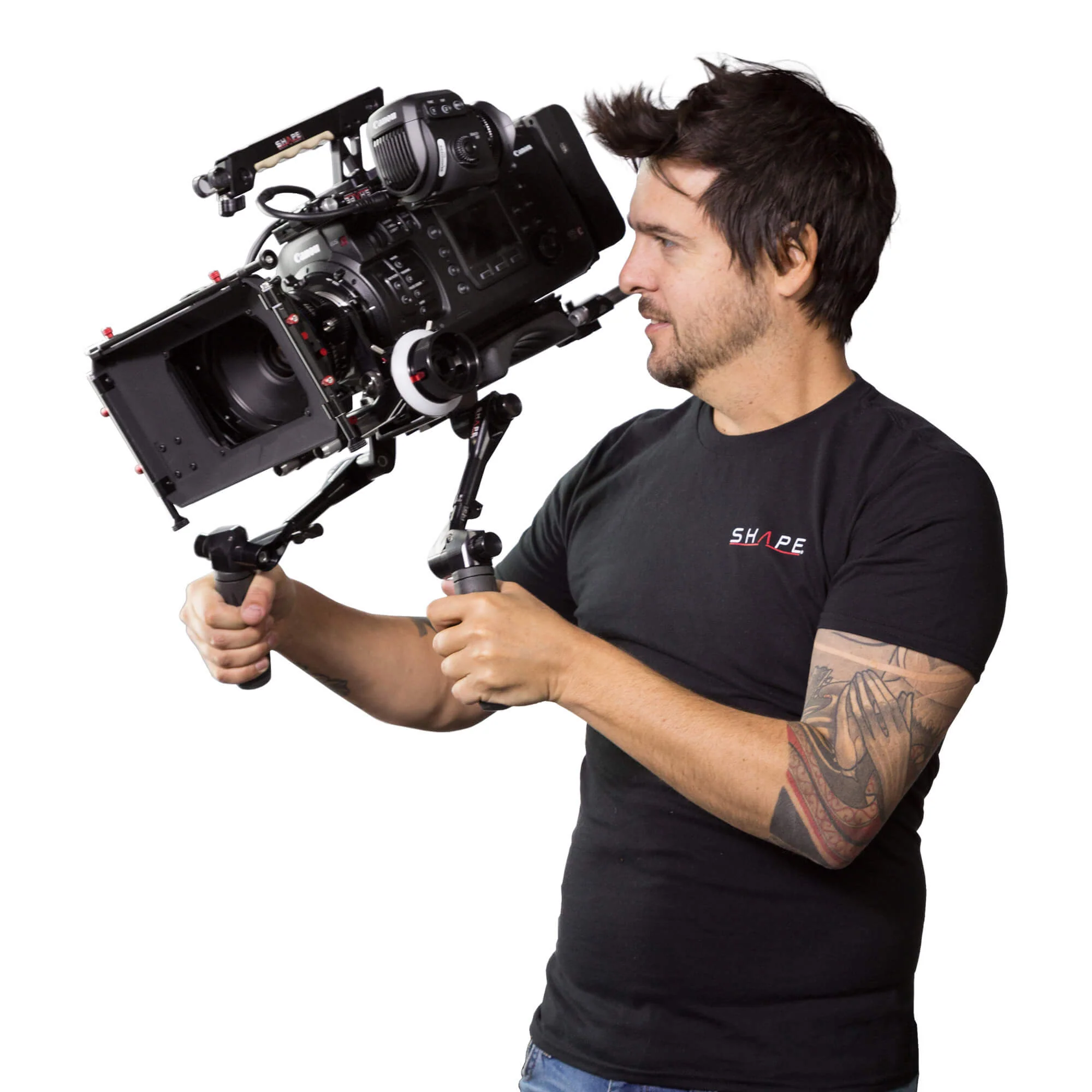 SHAPE Telescopic Black Handles ARRI Rosette - Image 7
